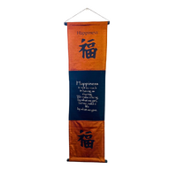 Affirmation Banner HAPPINESS Copper