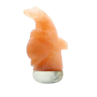 Himalayan Salt Lamp DIVING DOLPHIN With Marble Base