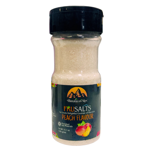 Himalayan Salt Shaker PEACH Fruit Salt 145g